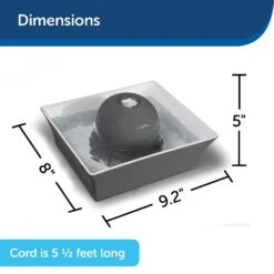 PetSafe Drinkwell Seascape Ceramic Dog & Cat Fountain -Cozy Paws 147502 PT5. AC SS1800 V1590606112