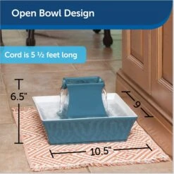 PetSafe Drinkwell Pagoda Ceramic Dog & Cat Fountain -Cozy Paws 147525 PT5. AC SS1800 V1695836574