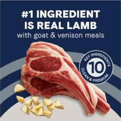 CANIDAE Grain-Free PURE Limited Ingredient Lamb, Goat & Venison Meals Recipe Dry Dog Food -Cozy Paws 148589 PT4. AC SS1800 V1690306299