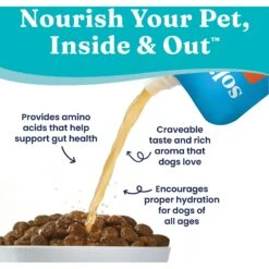 Solid Gold Turkey Grain-Free Bone Broth With Pumpkin & Ginger Dog Food -Cozy Paws 149303 PT2. AC SS1800 V1604620010