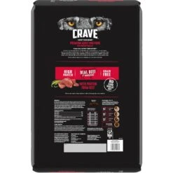 Crave High Protein Beef Adult Grain-Free Dry Dog Food -Cozy Paws 149517 PT1. AC SS1800 V1688751582