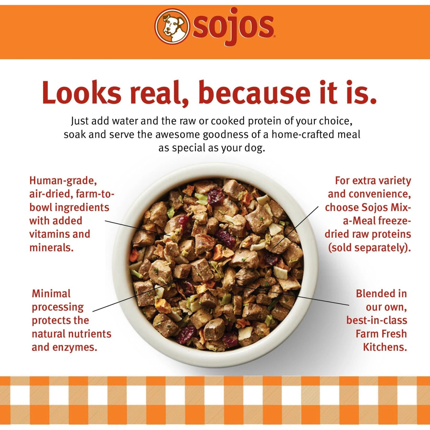 Sojos Mix-A-Meal Fruit & Veggie Pre-Mix Grain-Free Dog Food 4 Sojos Mix-A-Meal Fruit & Veggie Pre-Mix Grain-Free Dog Food - Image 2