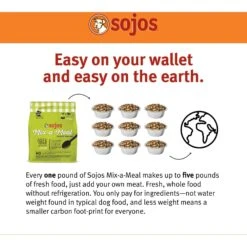 Sojos Mix-A-Meal Fruit & Veggie Pre-Mix Grain-Free Dog Food 13 Sojos Mix-A-Meal Fruit & Veggie Pre-Mix Grain-Free Dog Food -Cozy Paws 149640 PT3. AC SS1800 V1611088637