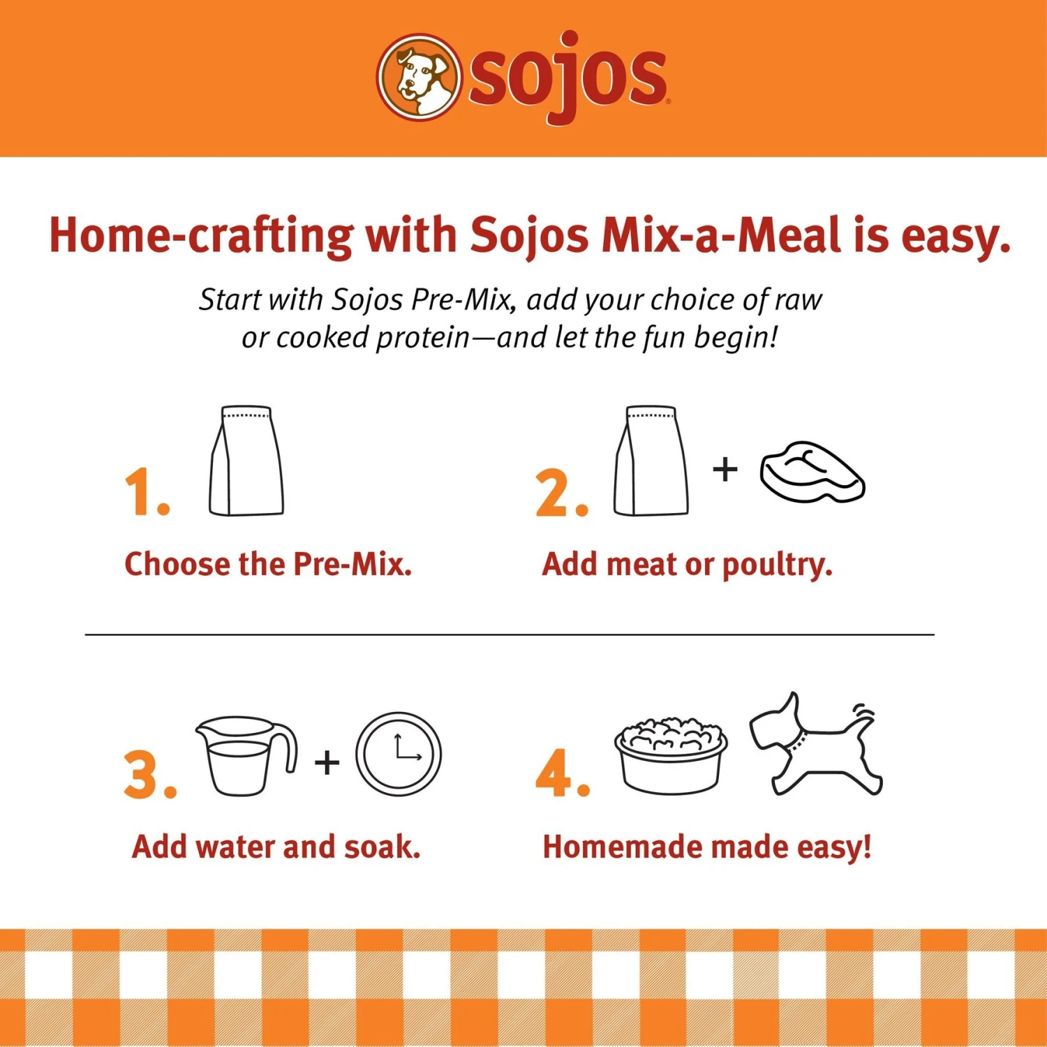 Sojos Mix-A-Meal Fruit & Veggie Pre-Mix Grain-Free Dog Food 8 Sojos Mix-A-Meal Fruit & Veggie Pre-Mix Grain-Free Dog Food - Image 6