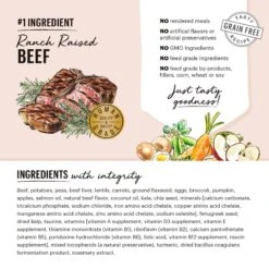The Honest Kitchen Grain-Free Beef Whole Food Clusters Dry Dog Food -Cozy Paws 150285 PT2. AC SS1800 V1659908059