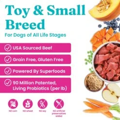 Solid Gold Mighty Mini Small & Toy Breed Grain-Free Beef, Sweet Potato & Apple Dry Dog Food -Cozy Paws 150603 PT1. AC SS1800 V1697831607