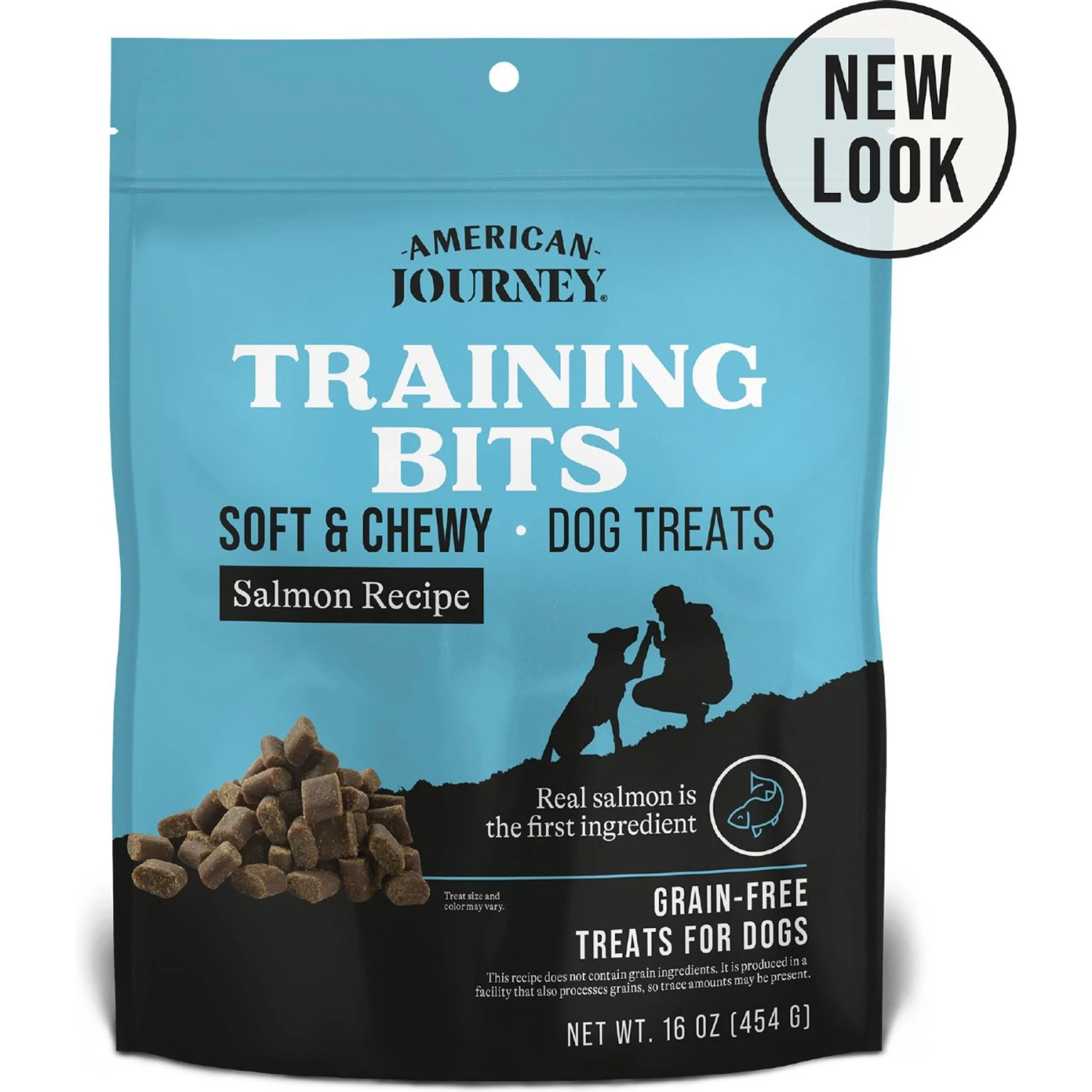 American Journey Salmon Recipe Grain-Free Soft & Chewy Training Bits Dog Treats 3 American Journey Salmon Recipe Grain-Free Soft & Chewy Training Bits Dog Treats