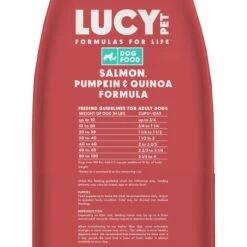 Lucy Pet Products Formulas For Life Grain-Free Salmon, Pumpkin & Quinoa Formula Dry Dog Food -Cozy Paws 151352 PT7. AC SS1800 V1581698296