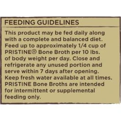 Castor & Pollux PRISTINE Grass-Fed Beef Bone Broth Grain-Free Dog Food Topper -Cozy Paws 151653 PT8. AC SS1800 V1536164523