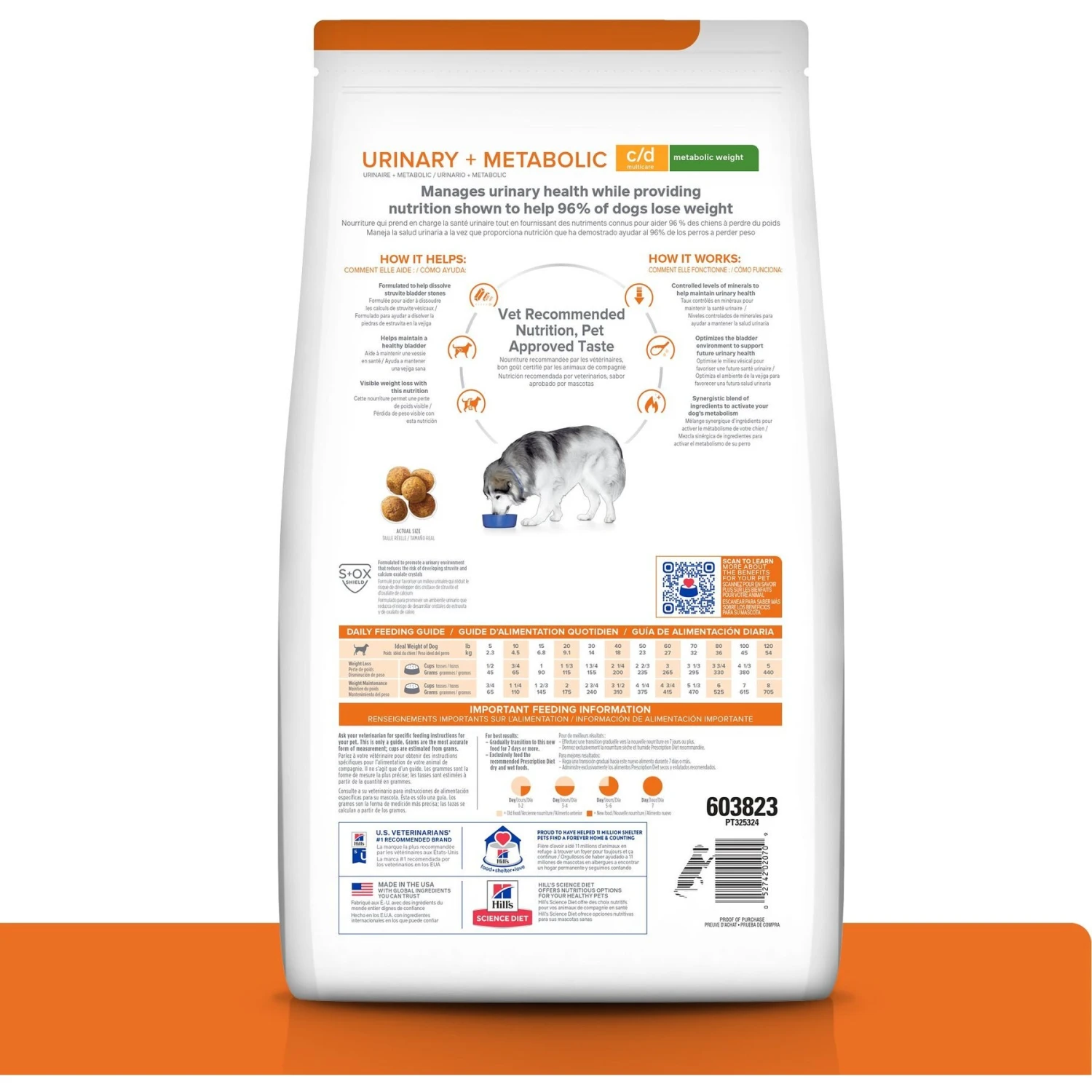 Hill's Prescription Diet C/d Multicare + Metabolic, Urinary + Weight Care Chicken Flavor Dry Dog Food 4 Hill's Prescription Diet C/d Multicare + Metabolic, Urinary + Weight Care Chicken Flavor Dry Dog Food - Image 2