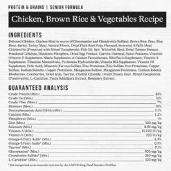 American Journey Protein & Grains Senior Chicken, Brown Rice & Vegetables Recipe Dry Dog Food -Cozy Paws 153933 PT8. AC SS1800 V1680624893