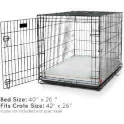 Brindle Soft Orthopedic Pillow Cat & Dog Bed With Removable Cover -Cozy Paws 154111 PT6. AC SS1800 V1566420209