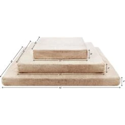 Brindle Plush Orthopedic Pillow Cat & Dog Bed With Removable Cover -Cozy Paws 154128 PT7. AC SS1800 V1552680160