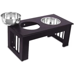 Internet's Best Traditional Non-Skid Elevated Dog Bowl -Cozy Paws 154375 PT2. AC SS1800 V1541794313