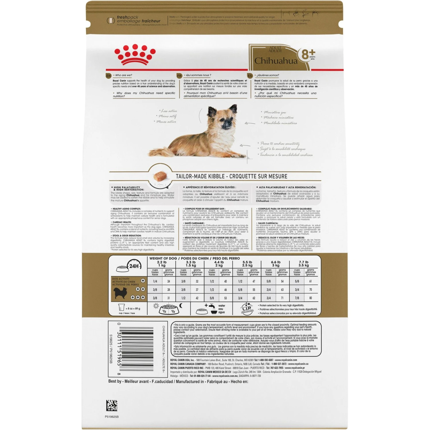 Royal Canin Breed Health Nutrition Chihuahua Adult 8+ Dry Dog Food 5 Royal Canin Breed Health Nutrition Chihuahua Adult 8+ Dry Dog Food - Image 3