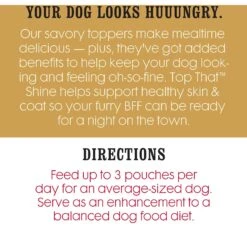 I And Love And You Top That Shine Beef Recipe Grain-Free Dog Food Topper -Cozy Paws 155553 PT8. AC SS1800 V1542812873