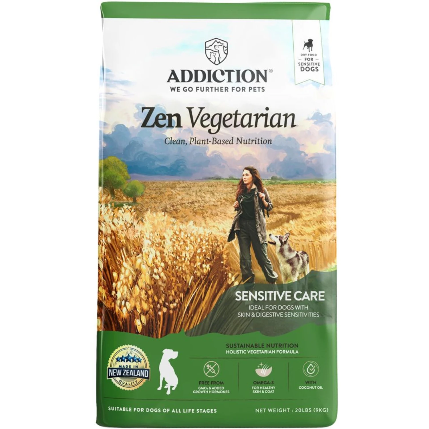 Addiction Zen Holistic Vegetarian Formula Chicken-Free Dry Dog Food 3 Addiction Zen Holistic Vegetarian Formula Chicken-Free Dry Dog Food