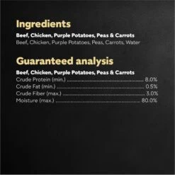 Cesar Simply Crafted Beef, Chicken, Purple Potatoes, Peas & Carrots Adult Wet Dog Food Topper -Cozy Paws 156807 PT5. AC SS1800 V1695746027