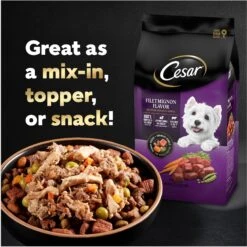 Cesar Simply Crafted Beef, Chicken, Purple Potatoes, Peas & Carrots Adult Wet Dog Food Topper -Cozy Paws 156807 PT8. AC SS1800 V1695666296