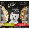 Cesar Simply Crafted Variety Pack Chicken, Carrots, Potatoes & Peas & Beef, Chicken, Purple Potatoes, Green Beans & Red Rice Adult Wet Dog Food Topper -Cozy Paws 156811 MAIN. AC SS1800 V1695650020