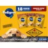 Pedigree Choice Cuts In Gravy Variety Pack, Hickory Smoked Chicken Flavor, Grilled Chicken Flavor In Sauce & Filet Mignon Flavor In Gravy Adult Wet Dog Food Pouches