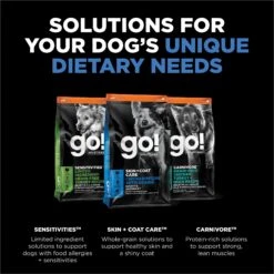 Go! Solutions Skin + Coat Care Chicken Recipe Dry Dog Food -Cozy Paws 157004 PT5. AC SS1800 V1638843201