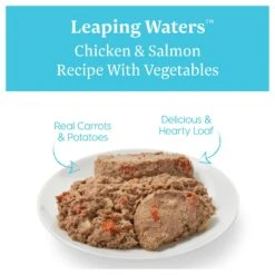 Solid Gold Leaping Waters Chicken & Salmon Recipe With Vegetable Recipe Grain-Free Small & Medium Breed Canned Dog Food -Cozy Paws 157124 PT2. AC SS1800 V1547218960