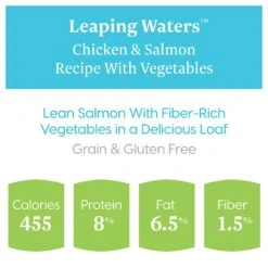 Solid Gold Leaping Waters Chicken & Salmon Recipe With Vegetable Recipe Grain-Free Small & Medium Breed Canned Dog Food -Cozy Paws 157124 PT3. AC SS1800 V1547218967