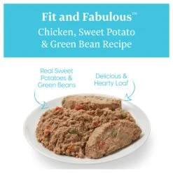 Solid Gold Fit & Fabulous Chicken, Sweet Potato & Green Bean Weight Control Recipe Grain-Free Canned Dog Food -Cozy Paws 157128 PT2. AC SS1800 V1547218973