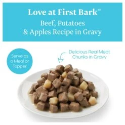 Solid Gold Love At First Bark Beef, Potatoes & Apples Puppy Recipe Grain-Free Canned Dog Food -Cozy Paws 157130 PT4. AC SS1800 V1547218979
