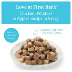 Solid Gold Love At First Bark Chicken, Potatoes & Apples Puppy Recipe Grain-Free Canned Dog Food -Cozy Paws 157132 PT2. AC SS1800 V1547218981