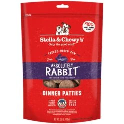 Stella & Chewy's Absolutely Rabbit Dinner Patties Freeze-Dried Raw Dog Food