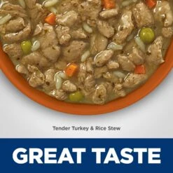 Hill's Science Diet Adult Sensitive Stomach & Skin Tender Turkey & Rice Stew Canned Dog Food -Cozy Paws 157792 PT1. AC SS1800 V1595603456