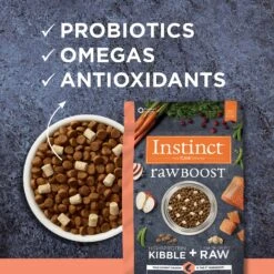 Instinct Raw Boost Grain-Free Recipe With Real Salmon & Freeze-Dried Raw Pieces Dry Dog Food -Cozy Paws 160755 PT5. AC SS1800 V1623434252