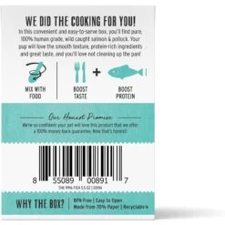The Honest Kitchen Meal Booster 99% Salmon & Pollock Wet Dog Food Topper -Cozy Paws 160802 PT1. AC SS1800 V1649102542