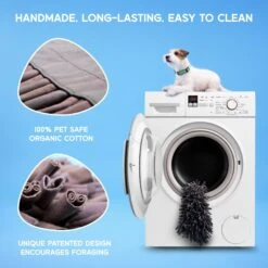 PAW5 Wooly Snuffle Dog Feeding Mat -Cozy Paws 161160 PT4. AC SS1800 V1685042056