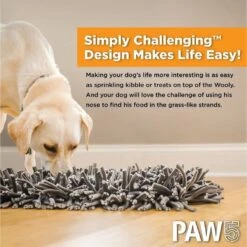 PAW5 Wooly Snuffle Dog Feeding Mat -Cozy Paws 161160 PT7. AC SS1800 V1685042054