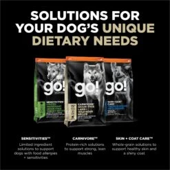 Go! Solutions Carnivore Grain-Free Lamb + Wild Boar Recipe Dry Dog Food -Cozy Paws 162820 PT5. AC SS1800 V1638484634
