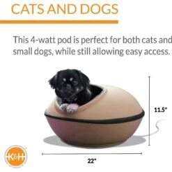K&H Pet Products Thermo-Mod Dream Pod -Cozy Paws 164059 PT1. AC SS1800 V1647910935
