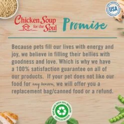 Chicken Soup For The Soul Chicken, Turkey, & Brown Rice Recipe Dry Dog Food -Cozy Paws 165105 PT7. AC SS1800 V1691090541