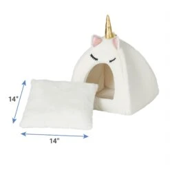 Frisco Novelty Unicorn Covered Cat & Dog Bed -Cozy Paws 165337 PT4. AC SS1800 V1627581878