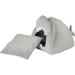 Frisco Novelty Shark Covered Cat & Dog Bed -Cozy Paws 165339 PT2. AC SS1800 V1568211433