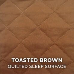 FurHaven Quilted Cooling Gel Bolster Cat & Dog Bed With Removable Cover -Cozy Paws 172297 PT8. AC SS1800 V1619660271