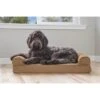 FurHaven Quilted Memory Top Bolster Cat & Dog Bed With Removable Cover -Cozy Paws 172324 MAIN. AC SS1800 V1703880834
