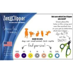 Zen Clipper Pet Nail Clipper -Cozy Paws 173977 PT8. AC SS1800 V1561665118