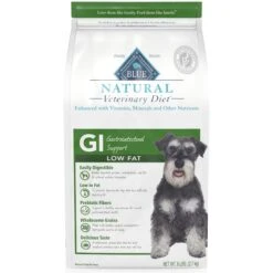 Blue Buffalo Natural Veterinary Diet GI Gastrointestinal Support Low Fat Dry Dog Food