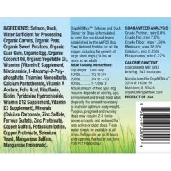 OrgaNOMics Salmon & Duck Dinner Grain-Free Pate Wet Dog Food -Cozy Paws 178031 PT1. AC SS1800 V1677103599