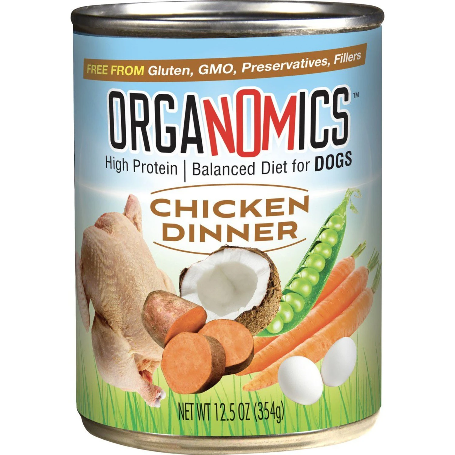 OrgaNOMics Chicken Dinner Grain-Free Pate Wet Dog Food 3 OrgaNOMics Chicken Dinner Grain-Free Pate Wet Dog Food