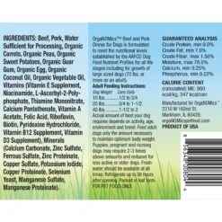 OrgaNOMics Beef & Pork Dinner Grain-Free Pate Wet Dog Food -Cozy Paws 178039 PT1. AC SS1800 V1677162261