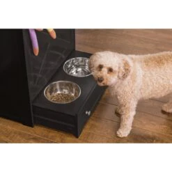 ZooVilla Windsor Elevated Dog & Cat Bowls & Storage -Cozy Paws 178538 PT7. AC SS1800 V1563298781